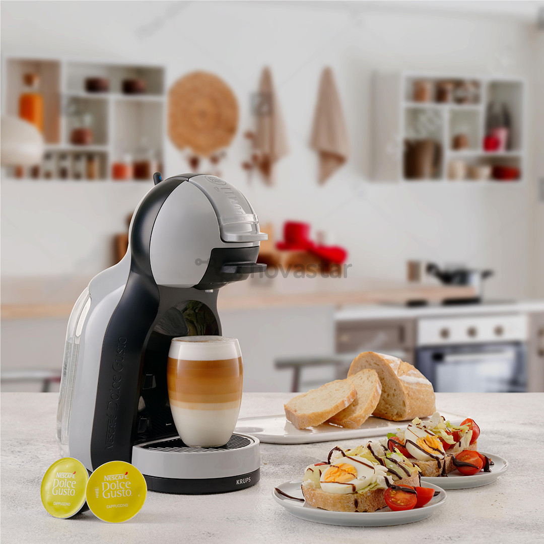 Krups NESCAFÉ® Dolce Gusto® Mini Me, pilkas/juodas - Kapsulinis kavos aparatas