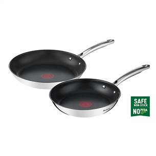 Keptuvių rinkinys Tefal Duetto+, 24/28 cm, 2 vnt., nerūdijančio plieno spalvos G732S255
