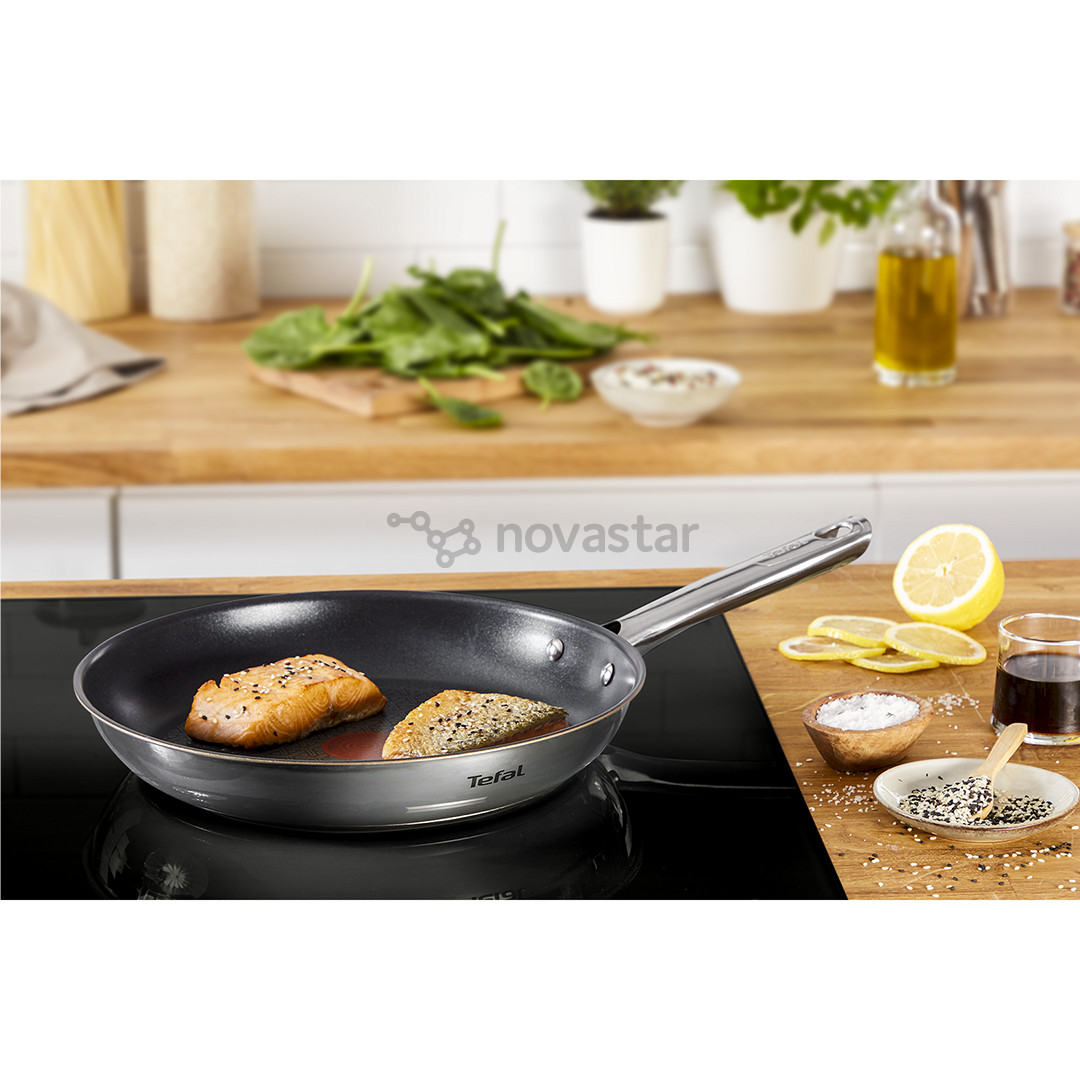 Keptuvių rinkinys Tefal Duetto+, 24/28 cm, 2 vnt., nerūdijančio plieno spalvos