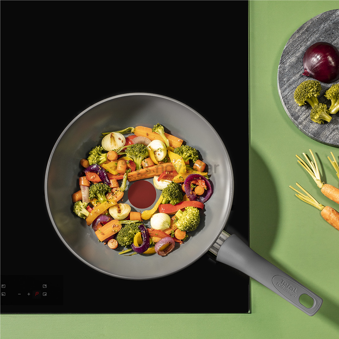 Tefal Renewal, 28 cm, pilka - Gili keptuvė