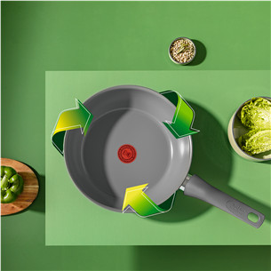 Tefal Renewal, 28 cm, pilka - Gili keptuvė