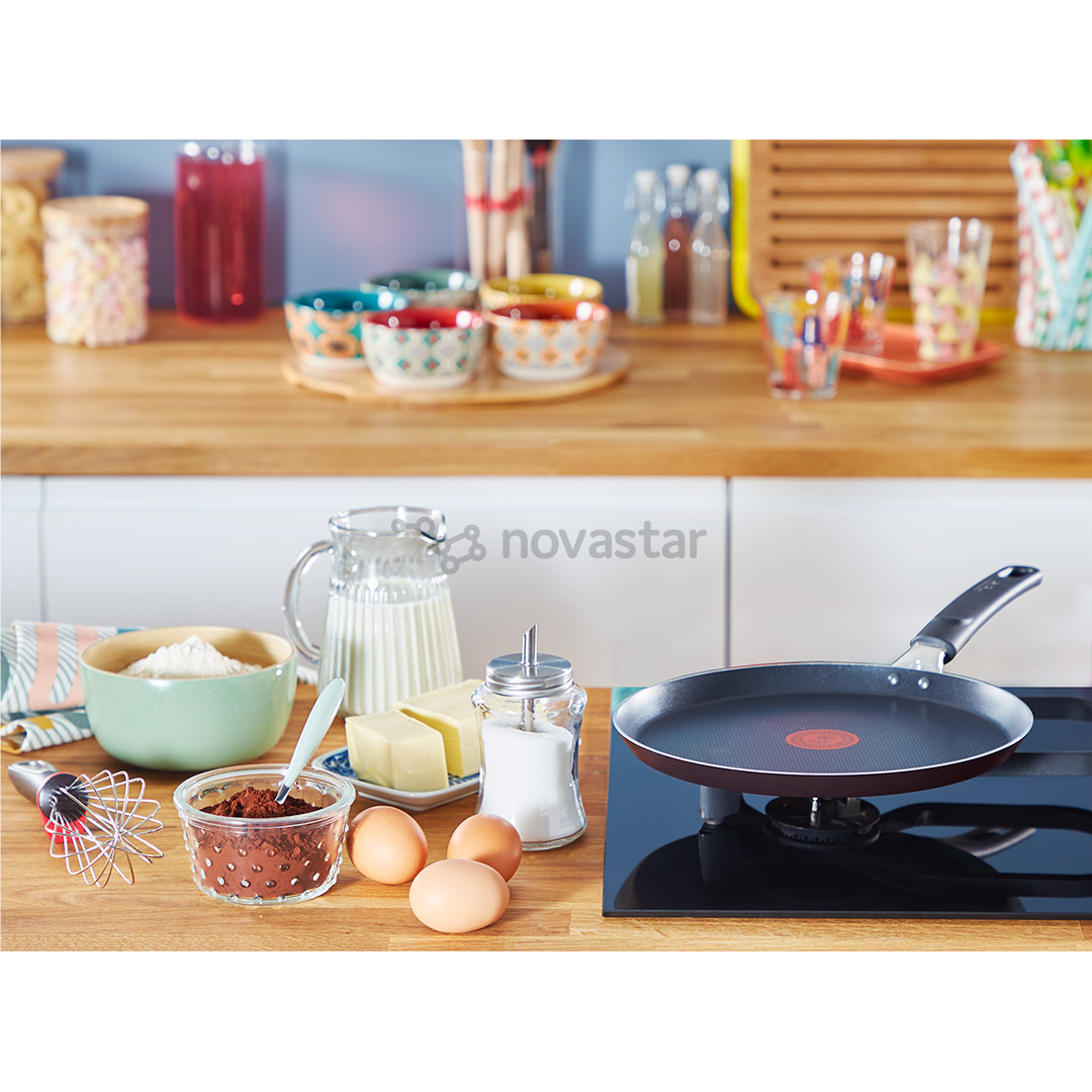 Tefal Simple Cook, 25 cm, juoda - Blynų keptuvė