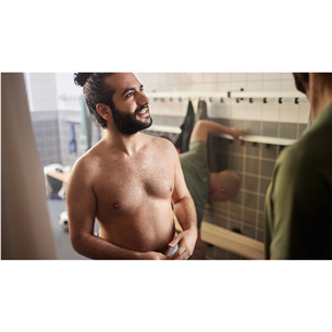 Philips Bodygroom 5000 Series, juodas/sidabro spalvos - Kūno skustuvas