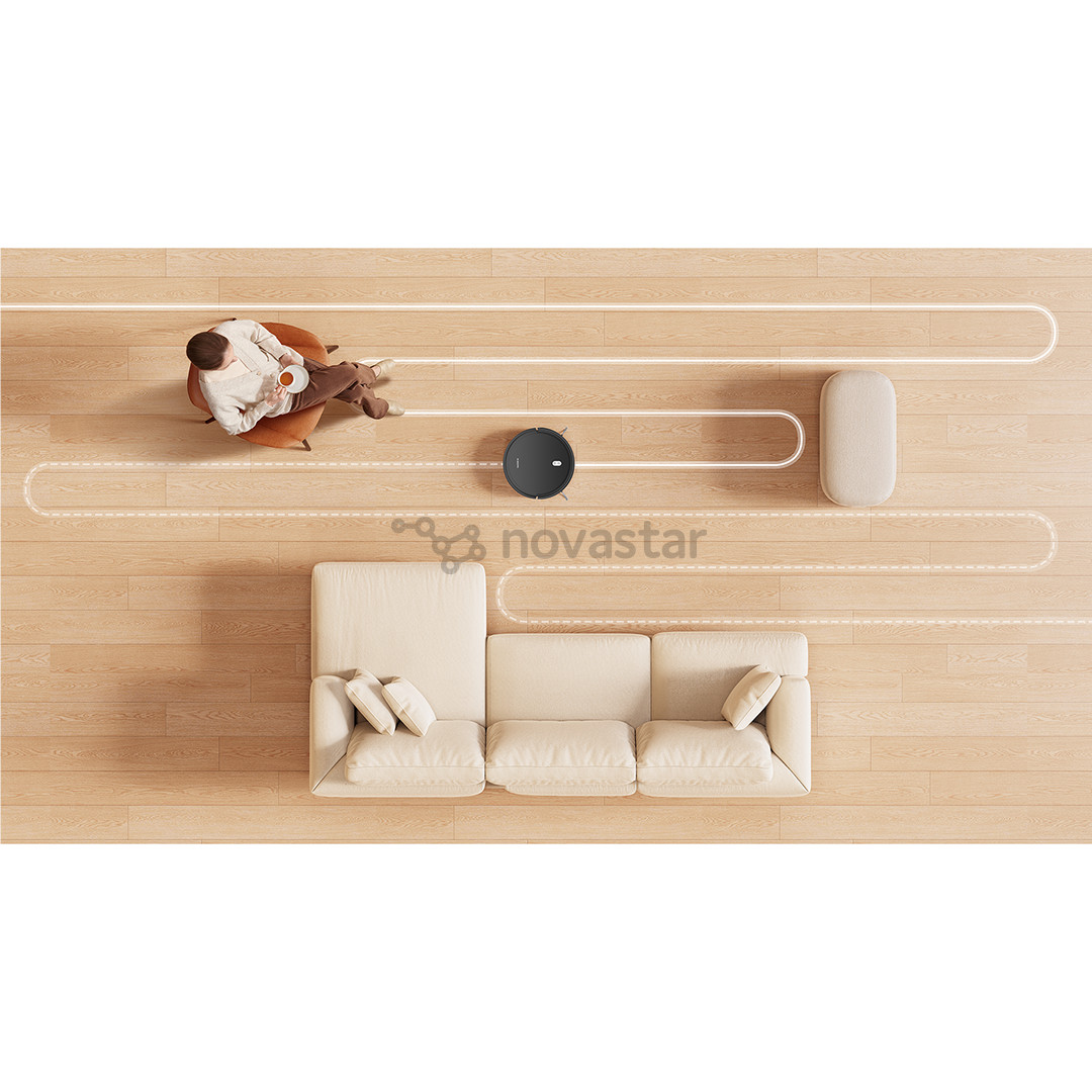 Xiaomi E5, сухая и влажная уборка, черный - Робот-пылесос