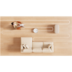 Xiaomi E5, Wet & Dry, baltas - Dulkių siurblys robotas