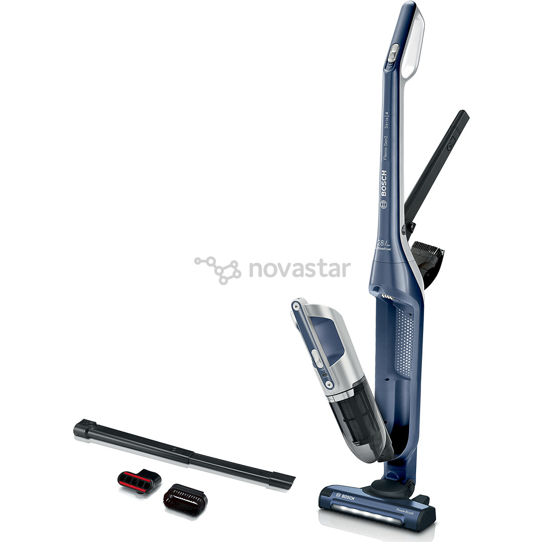 Bosch, Series 4, Flexxo Gen2, mėlyna - Belaidis dulkių siurblys