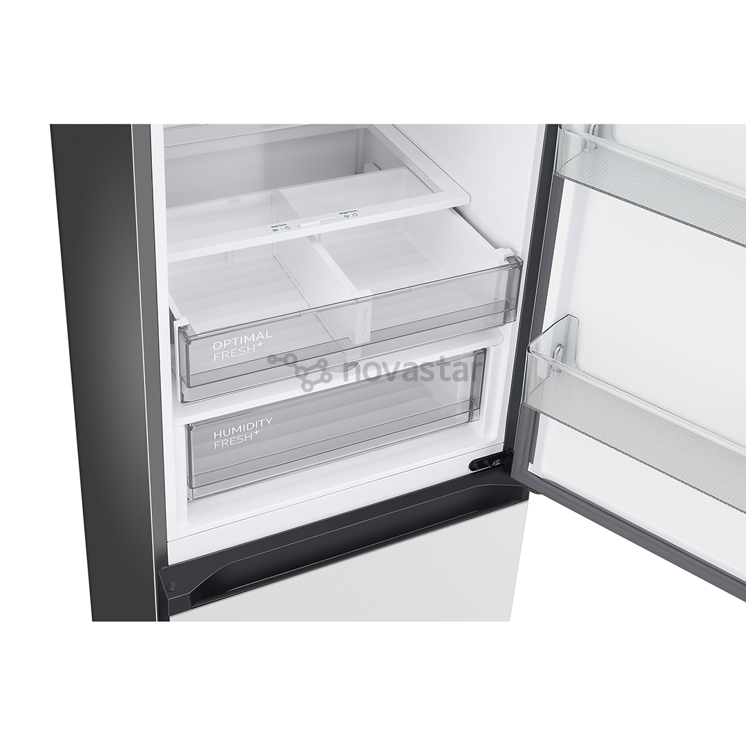 Samsung BeSpoke, 390 L, aukštis 203 cm, baltas - Šaldytuvas