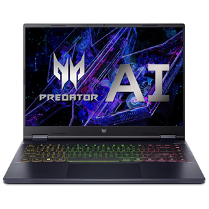 Nešiojamas kompiuteris Acer Predator Helios Neo, 14,5'', WUXGA+, 165 Hz, Ultra 9, 32 GB, 1 TB, RTX 4070, juodas NH.QRNEL.001