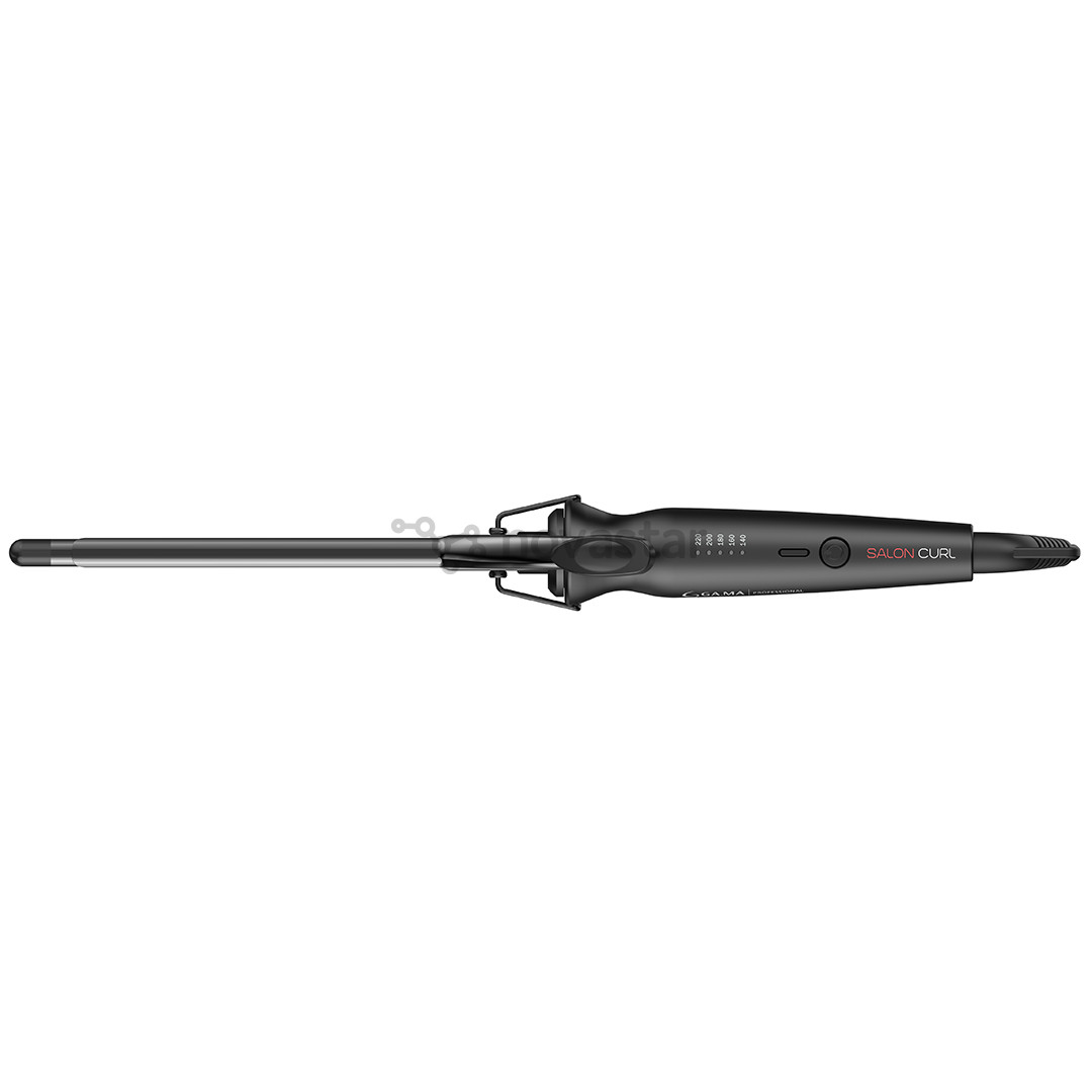 GA.MA Salon Curl, Curly, 9 mm, 140-220 °C, black - Curling iron