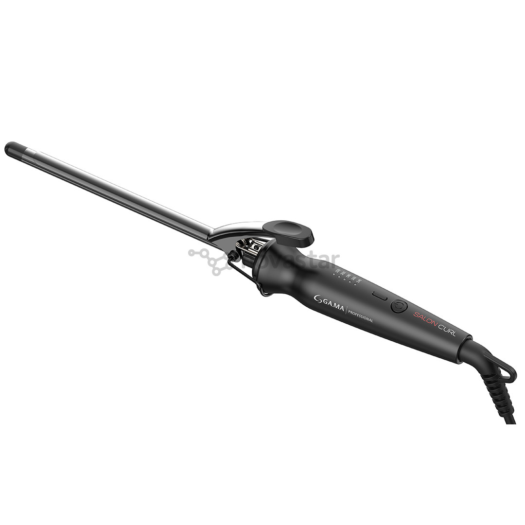 GA.MA Salon Curl, Curly, 9 mm, 140-220 °C, black - Curling iron