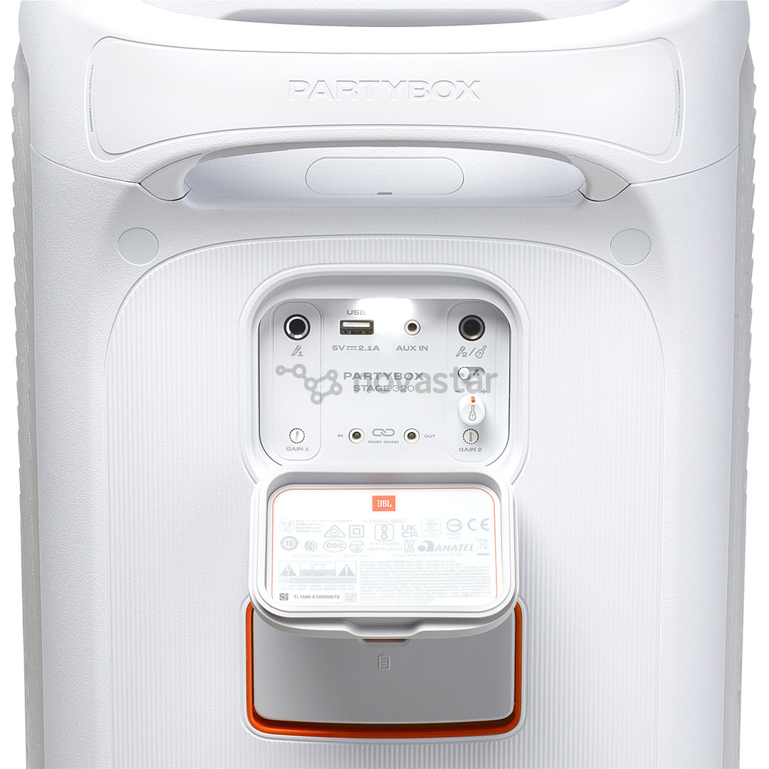 JBL Partybox Stage 320, baltas - Muzikinis centras