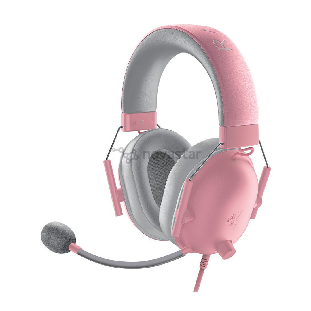 Razer BlackShark V2 X, rožinės - Ausinės