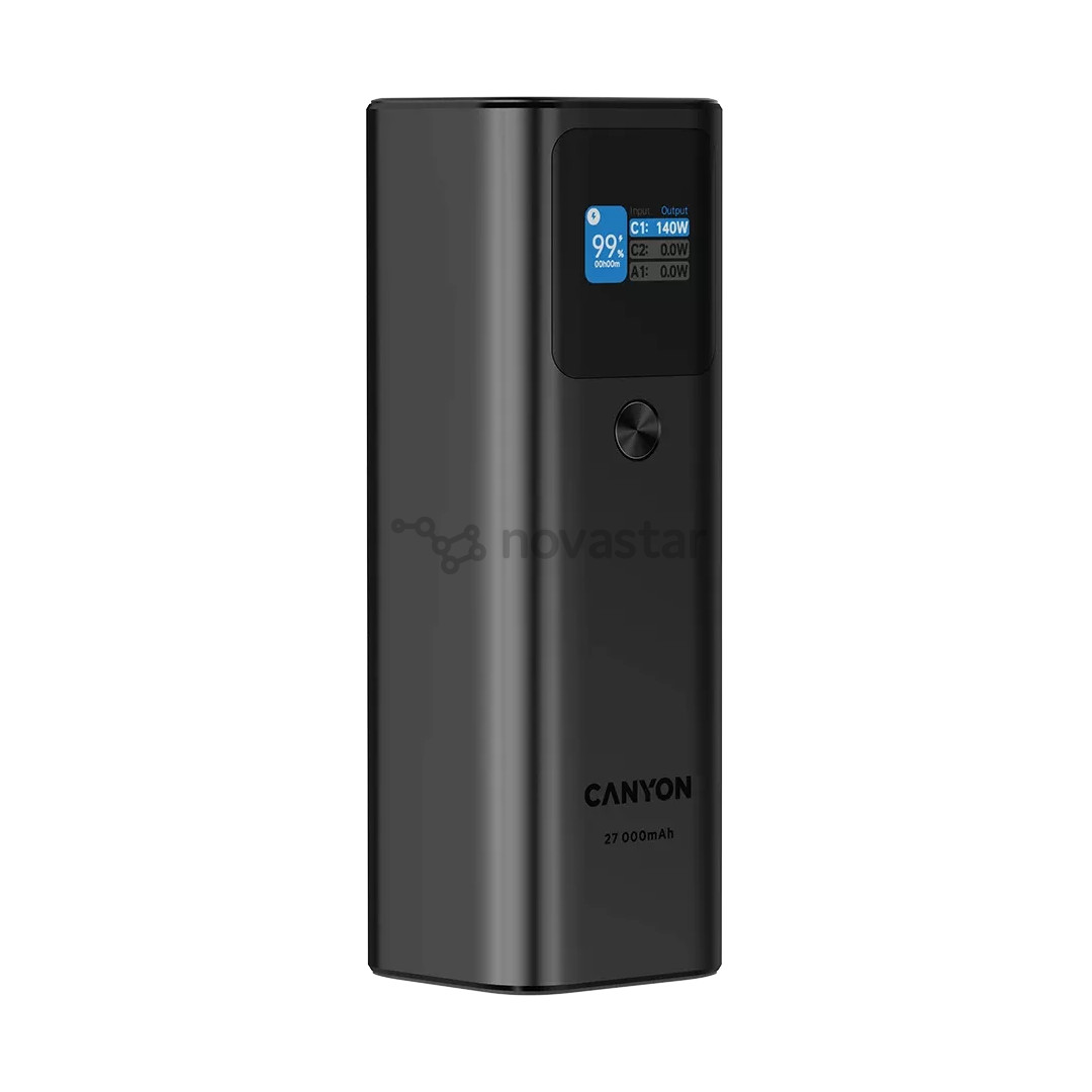 Canyon PB-2010, 27 000 mAh, USB-A, USB-C, dark gray - Powerbank
