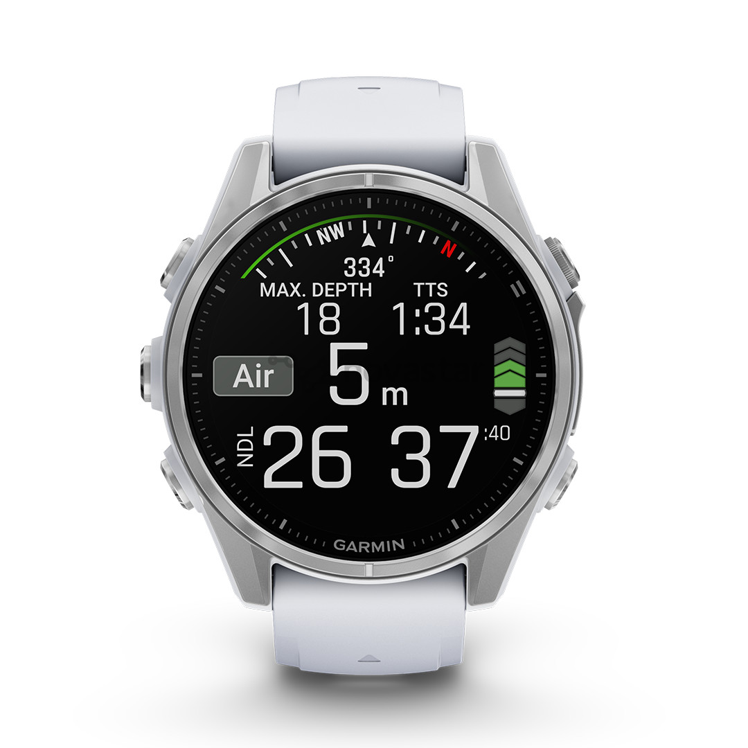 Garmin Fenix 8, 43 mm, whitestone steel - Sports watch