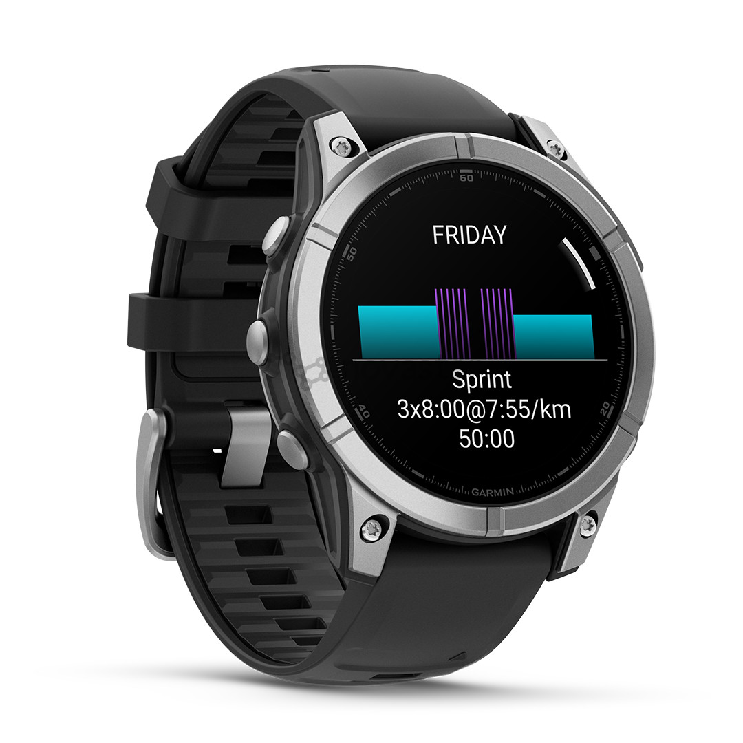 Garmin Fenix E, 47 mm, nerūdijančio plieno - Išmanusis laikrodis