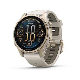 Garmin Fenix 8 Sapphire, 43 mm, aukso spalvos - Išmanusis laikrodis 010-02903-11