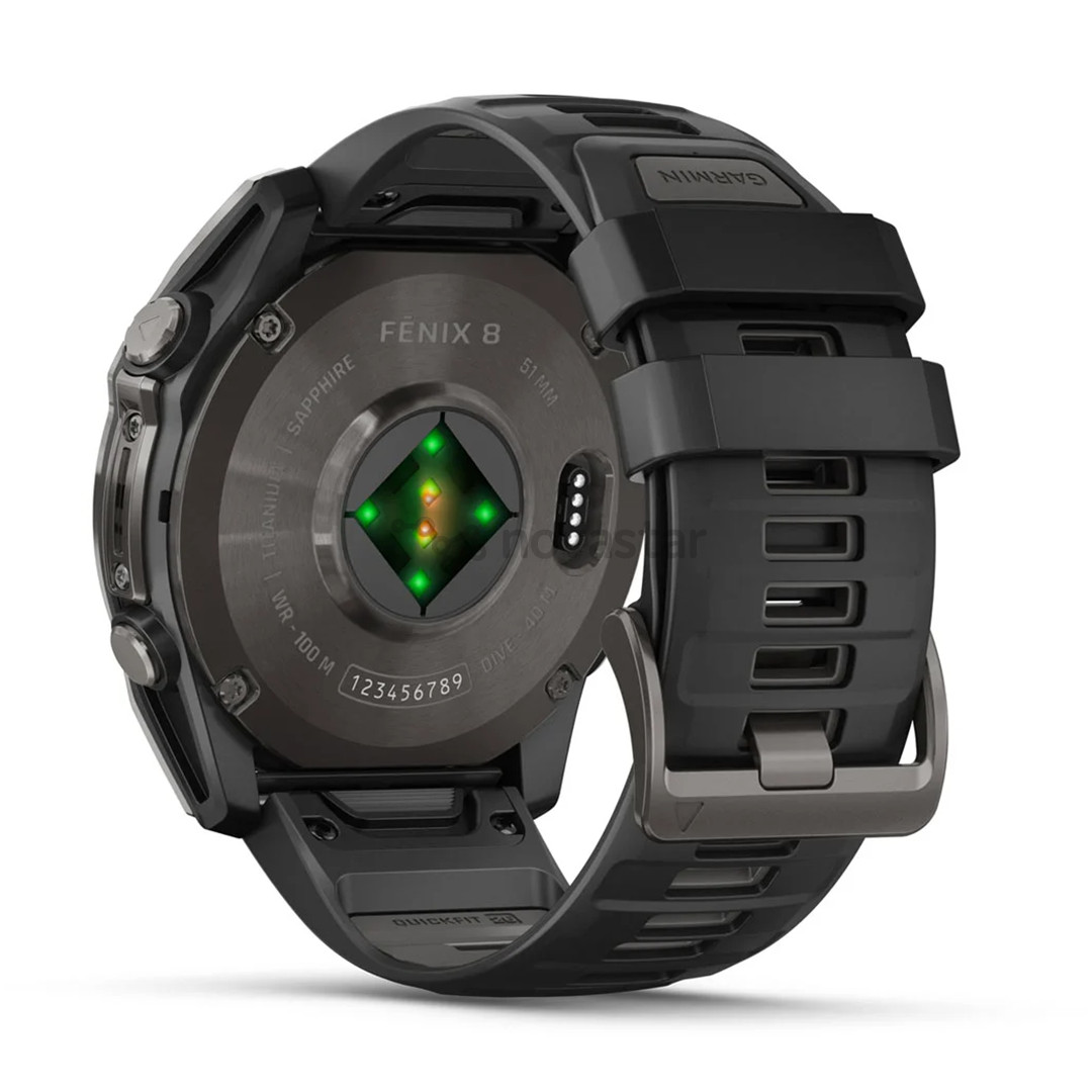 Garmin Fenix 8 Sapphire, 51 mm, pilkas - Išmanusis laikrodis