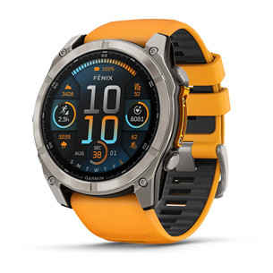 Garmin Fenix 8 Sapphire, 51 mm, titano spalvos - Išmanusis laikrodis 010-02905-11