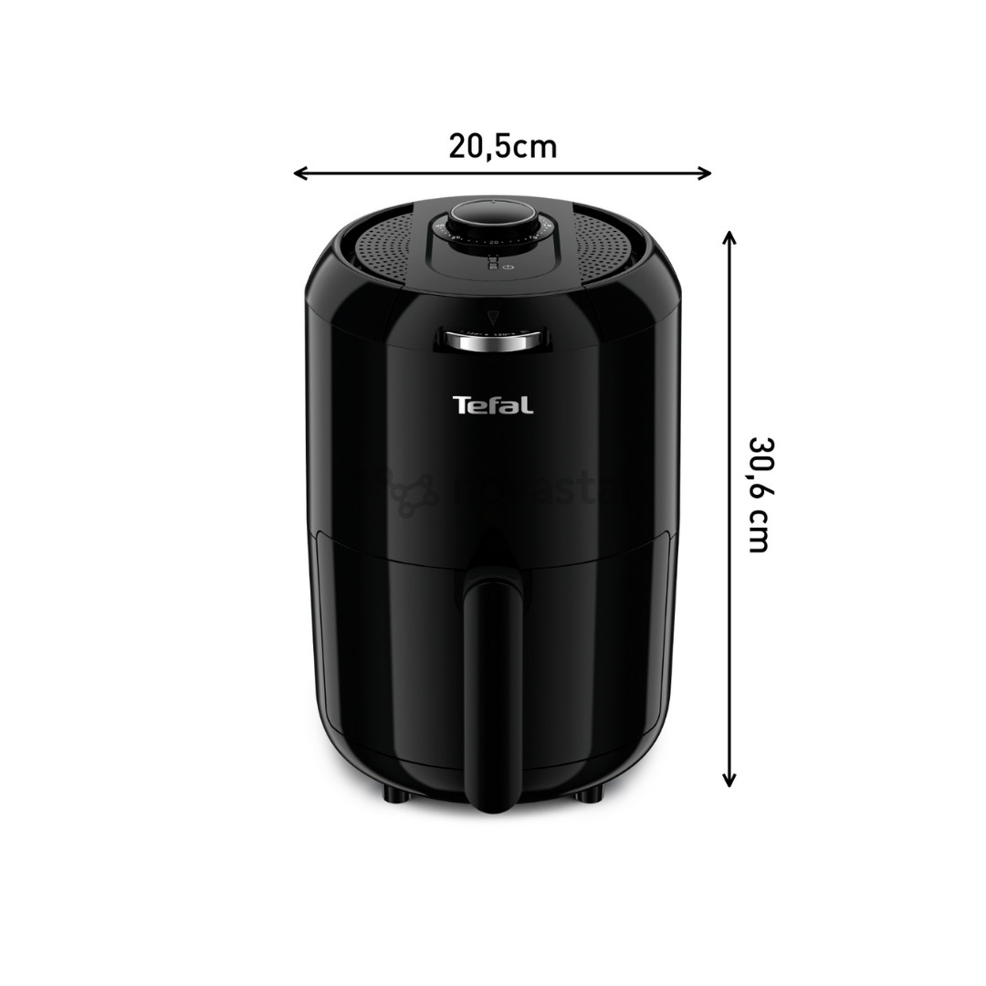 Karšto oro gruzdintuvė Tefal EasyFry Compact, 1030 W, juoda
