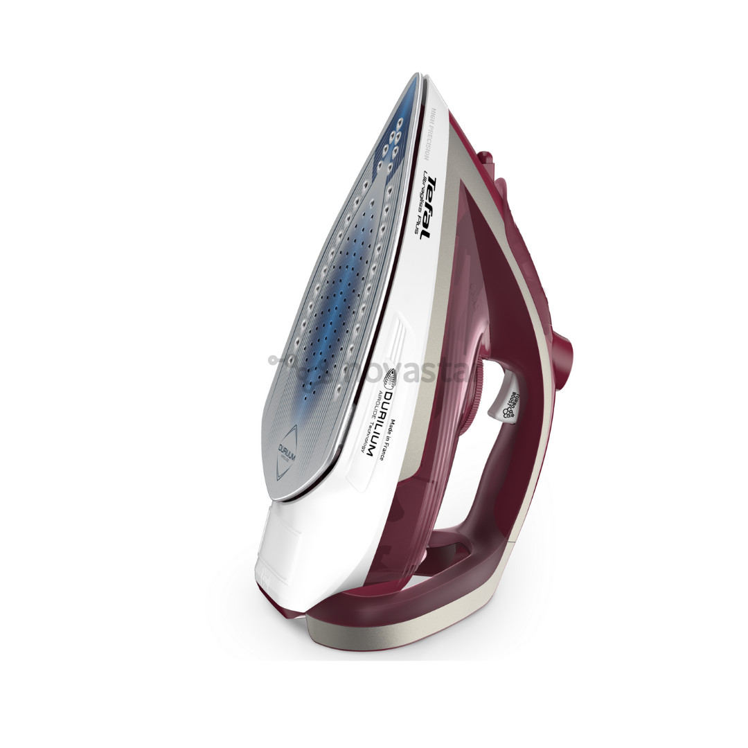Tefal Ultragliss Plus, 2800 W, tamsiai raudonas/baltas - Garų lygintuvas