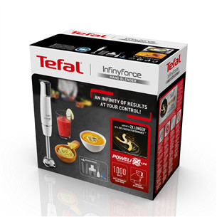 Tefal Infiny Force, baltas - Trintuvas