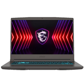 MSI Thin 15, 15,6'', FHD, 144 Hz, i7, 16 GB, 512 GB, RTX 3050, cosmos gray - Notebook