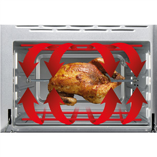 Hisense, 30 L, 1600 W, juoda - Mini orkaitė