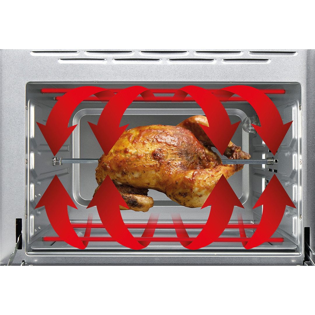 Hisense, 30 L, 1600 W, juoda - Mini orkaitė