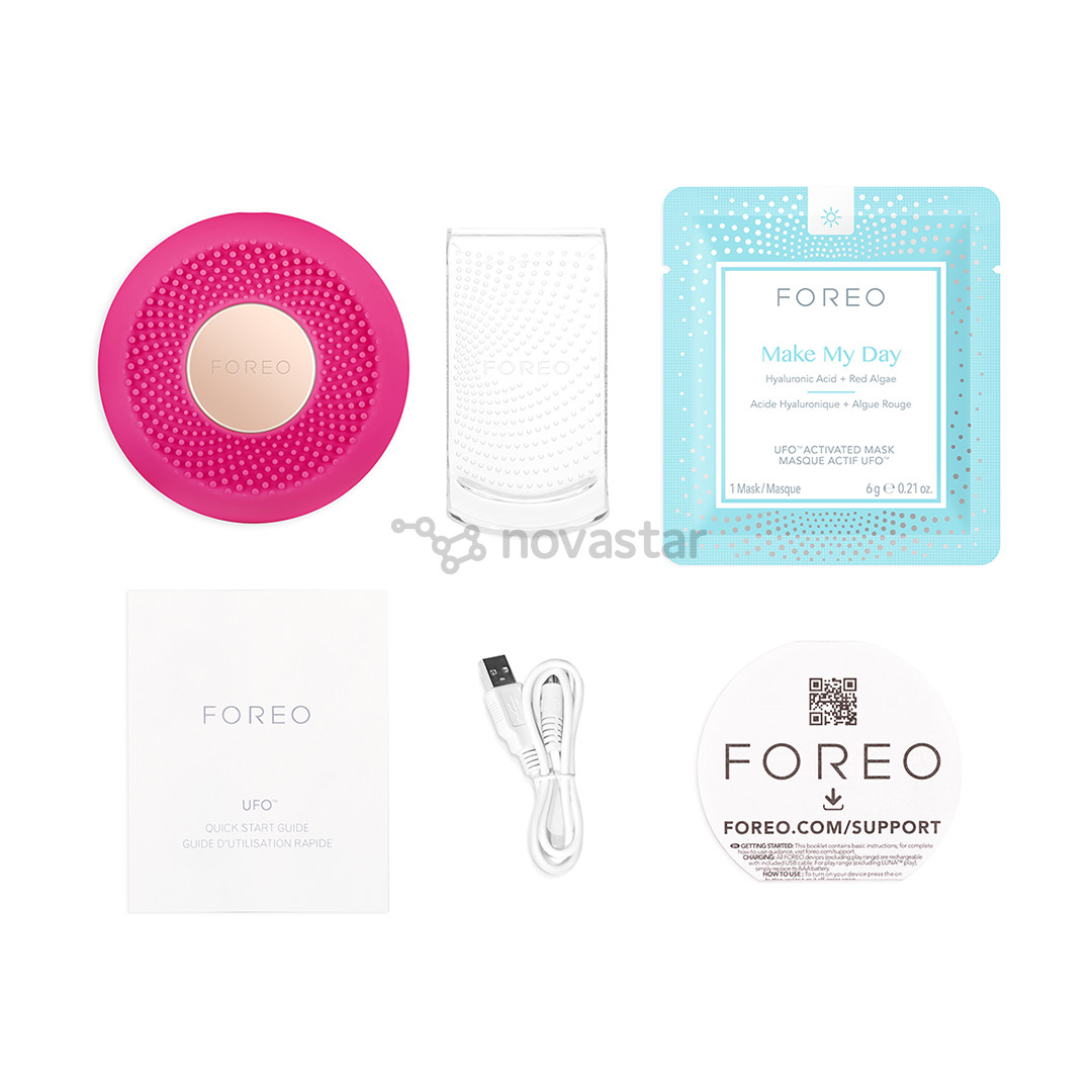 Foreo UFO 2 mini, fuchsia - Facial skin care device
