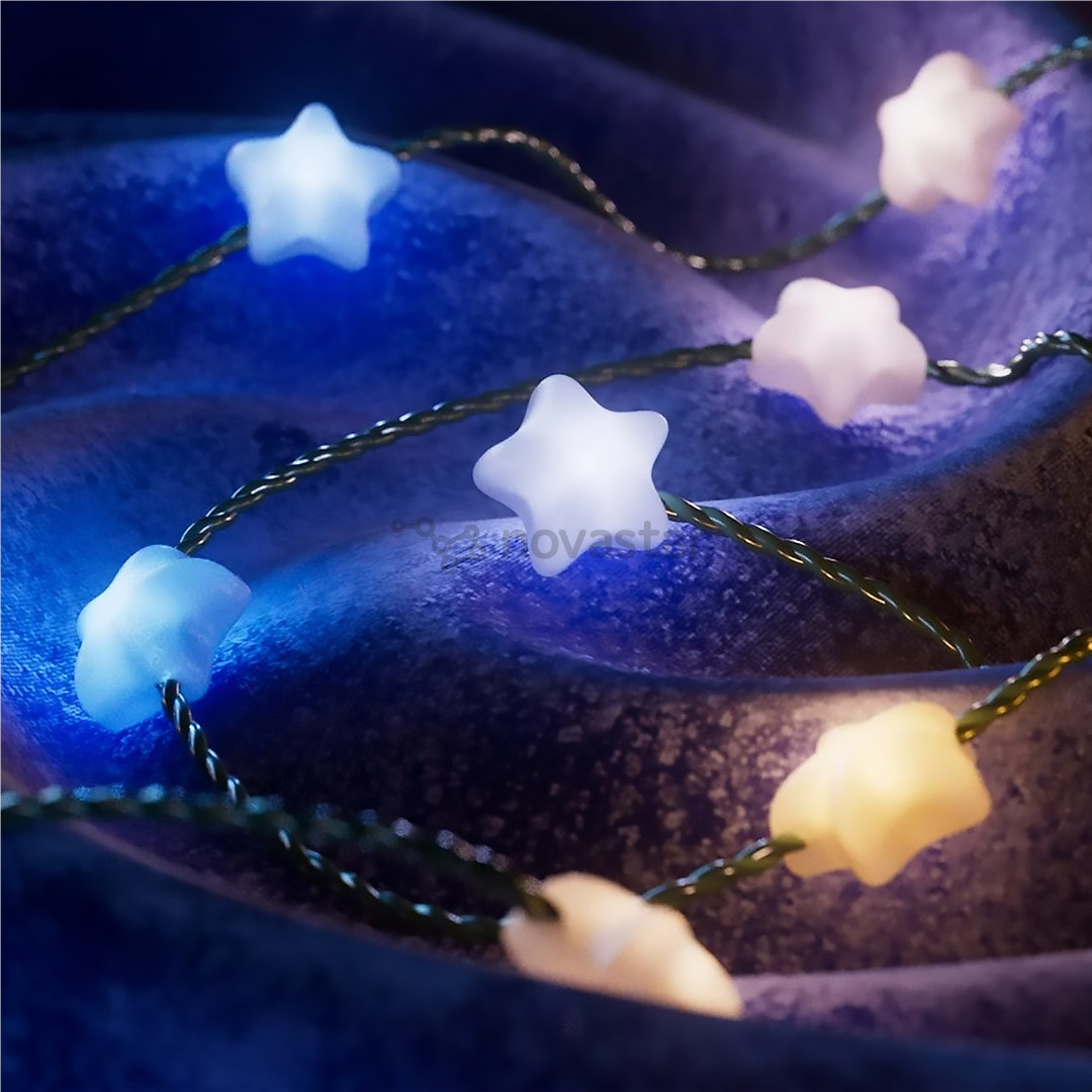 Twinkly Candies Stars, RGB, 200 светодиодов, USB-C, 12 м, зеленый - Умная гирлянда