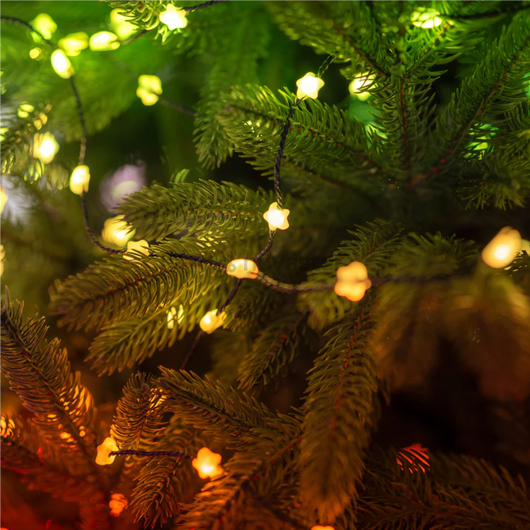 Twinkly Candies Stars, RGB, 200 светодиодов, USB-C, 12 м, зеленый - Умная гирлянда