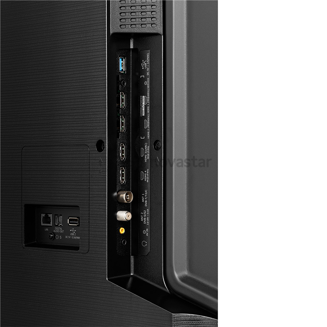 Televizorius Hisense E7NQ PRO, 75'', 4K UHD, QLED, juodas