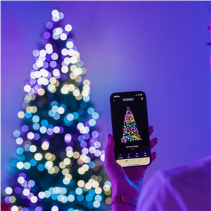 Išmanioji girlianda Twinkly Strings 750 (Multicolor edition), 750 LED, 60 m, IP44, juoda