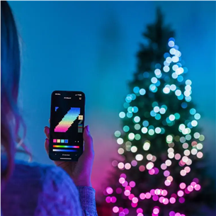 Išmanioji girlianda Twinkly Strings 750 (Multicolor edition), 750 LED, 60 m, IP44, juoda