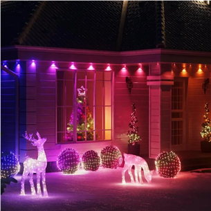 Išmanioji girlianda Twinkly Strings 750 (Multicolor edition), 750 LED, 60 m, IP44, juoda