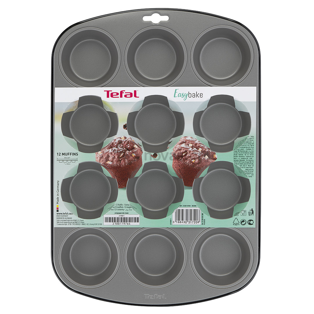 Tefal Easybake, 12 Muffins, 38 X 27 cm - Muffin Pan