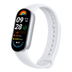 Išmanusis laikrodis Xiaomi Smart Band 9, sidabrinis