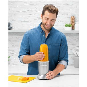 Blenderis Nutribullet Pro, 900 W, 0,95 L, sidabro spalvos