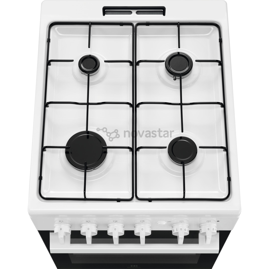 Viryklė Electrolux, 59 L, plotis 50 cm, balta