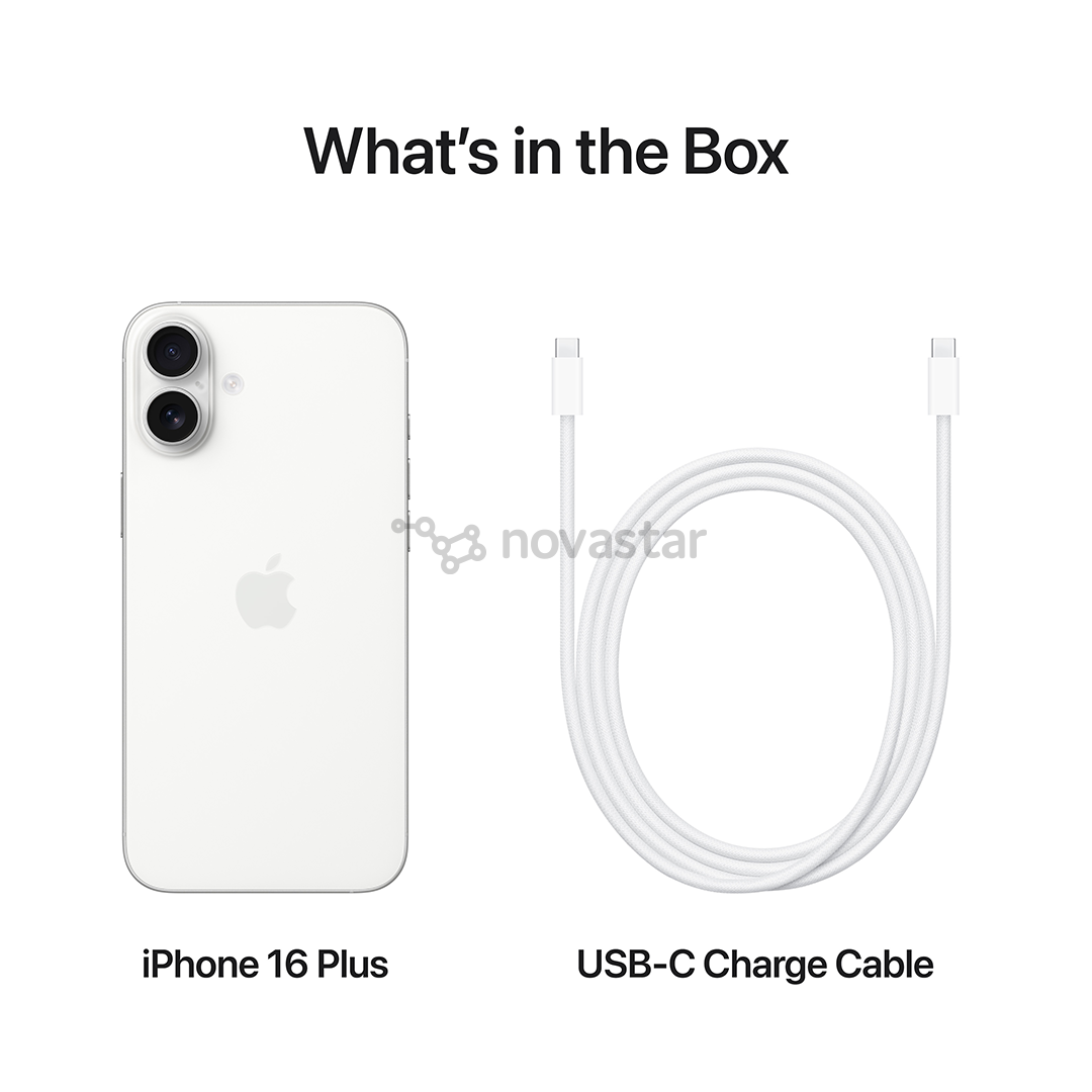 Apple iPhone 16 Plus, 256 GB, white - Smartphone