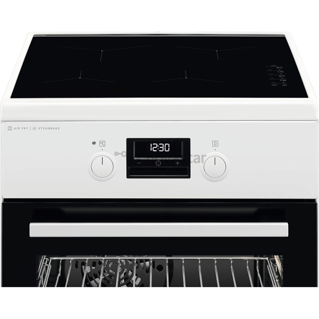 AEG 6000 Series SteamBake, 58 л, ширина 50 см, белый - Индукционная плита