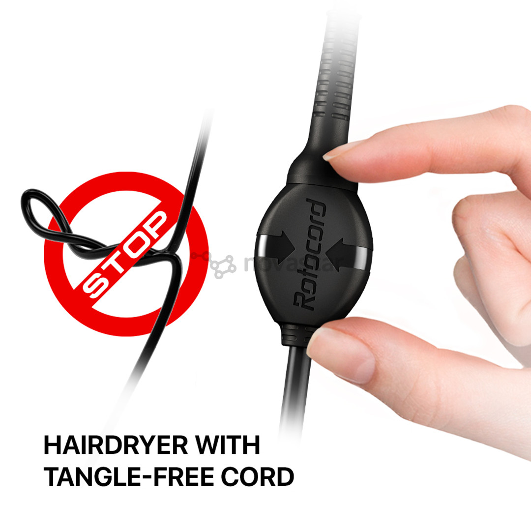 Valera Swiss Silent Jet 7500 Light, 2000 W, juodas - Plaukų džiovintuvas