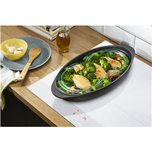 Gorenje, plotis 59,5 cm, berėmė, balta - Įmontuojama indukcinė kaitlentė