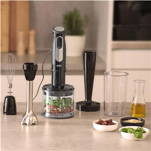 Braun MultiQuick 5 Pro, juodas - Rankinis trintuvas