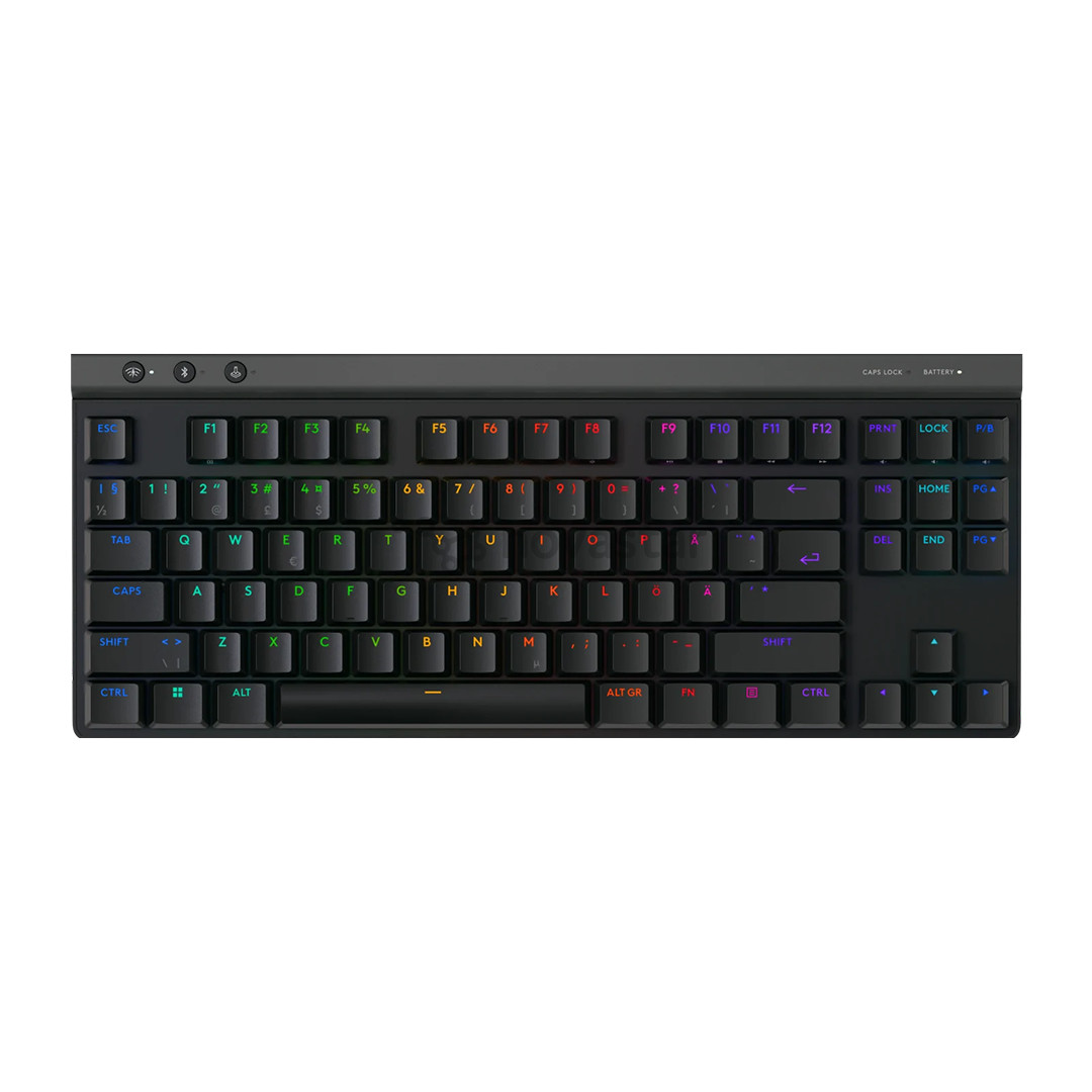 Logitech G515, TKL, Tactile, SWE, juoda - Belaidė klaviatūra