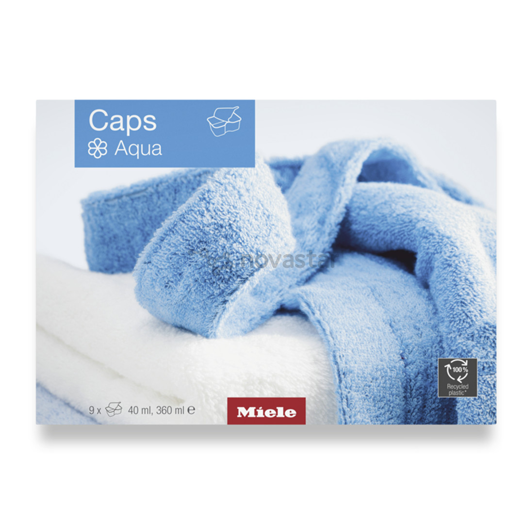 Audinių minkštiklio kapsulės Miele Aqua, 9x40 ml