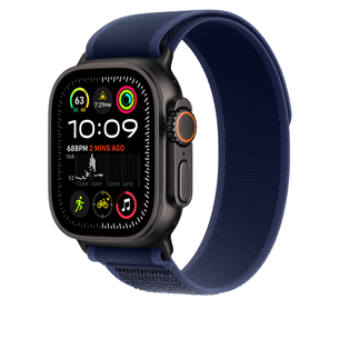 Dirželis Apple Trail Loop, 49 mm, M/L, black titanium, blue