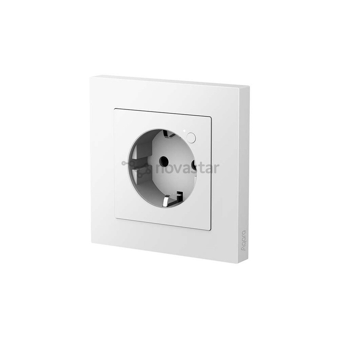 Aqara Wall Outlet H2, EU, white - Smart power outlet