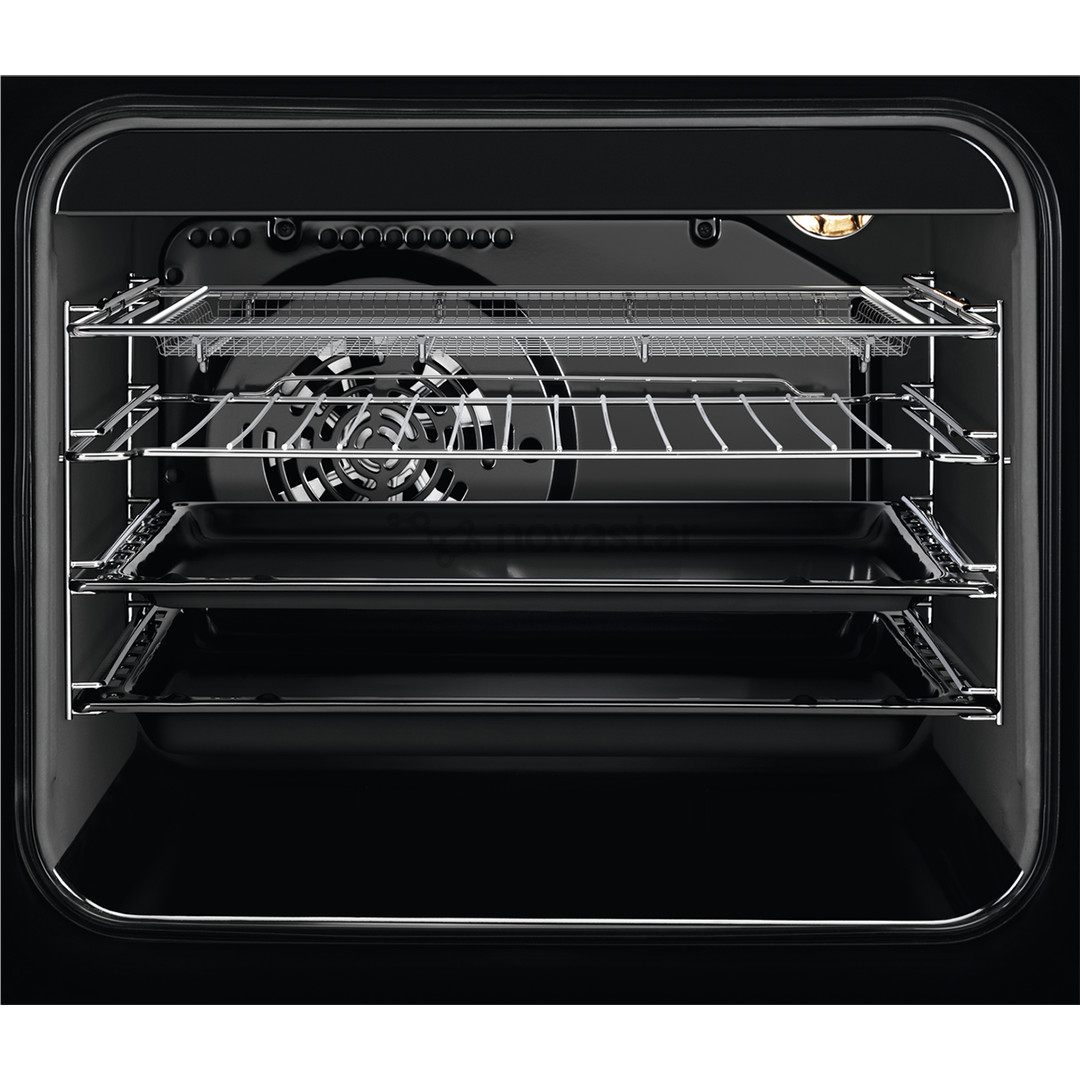 Electrolux 600 Series SteamBake, 58 л, ширина 60 см, нерж. сталь - Газовая плита с электрической духовкой