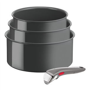 Tefal Ingenio Renew, 4 dalių, 16/18/20 cm - Prikaistuvių rinkinys + rankena